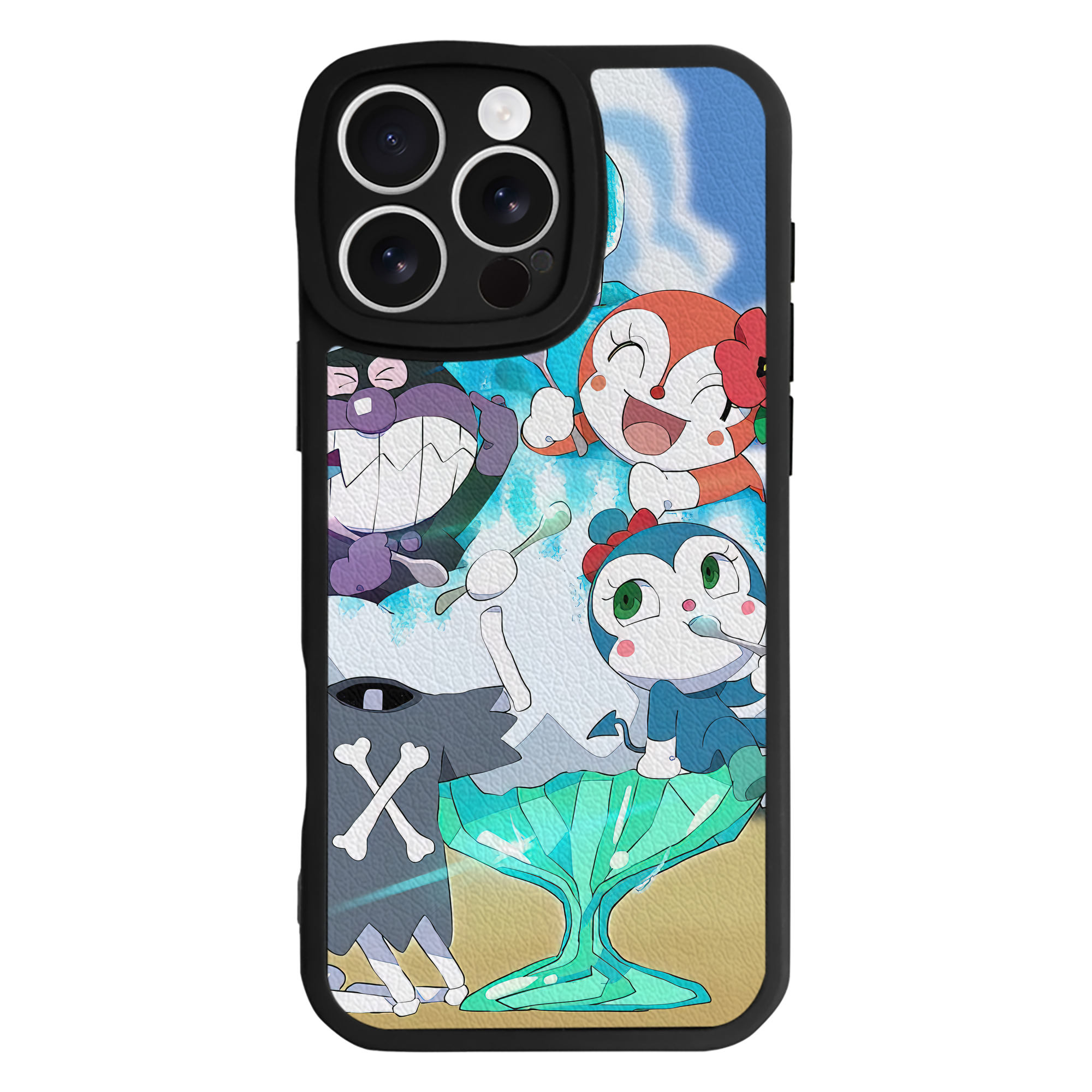 （画像用） アンパンマン Anpanman 【iPhone 16シリーズ対応】シリコンスマホケース（レザー調） 材質：シリコン